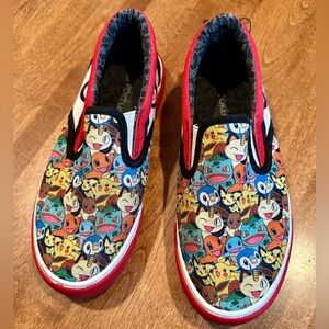 Ground Up Big Kids Sz 2 Pokémon Slip On Canvas Shoes‎/Sneakers Boys Girls Unisex
